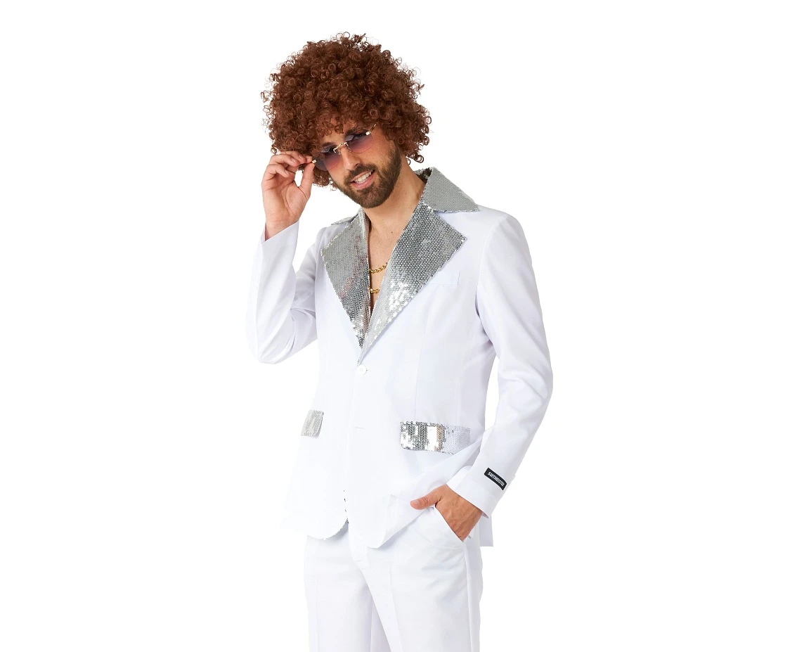 Suit Disco Suit White, size 56/58 (XL)